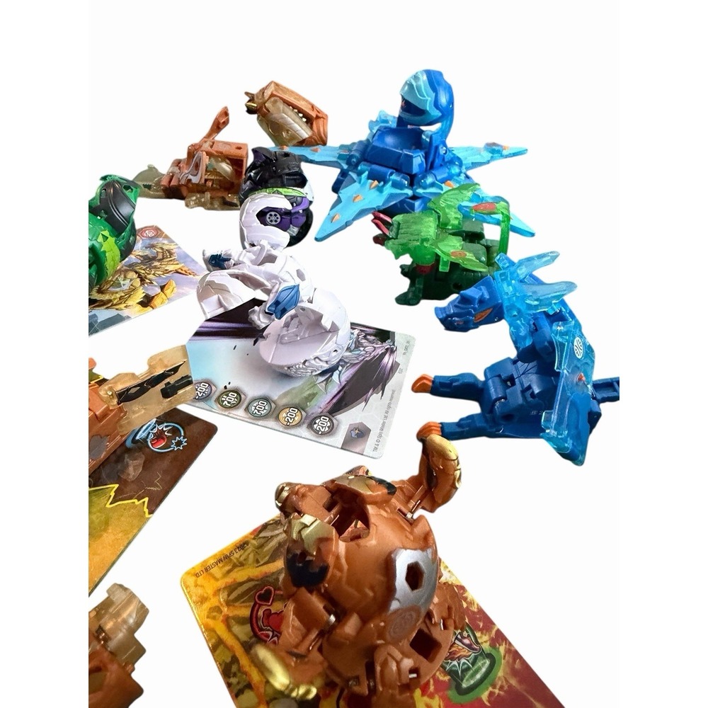 BAKUGAN Battle Brawlers Geogan Rising FIGURE LOT Of 11 Deka And Various - Picture 13 of 13